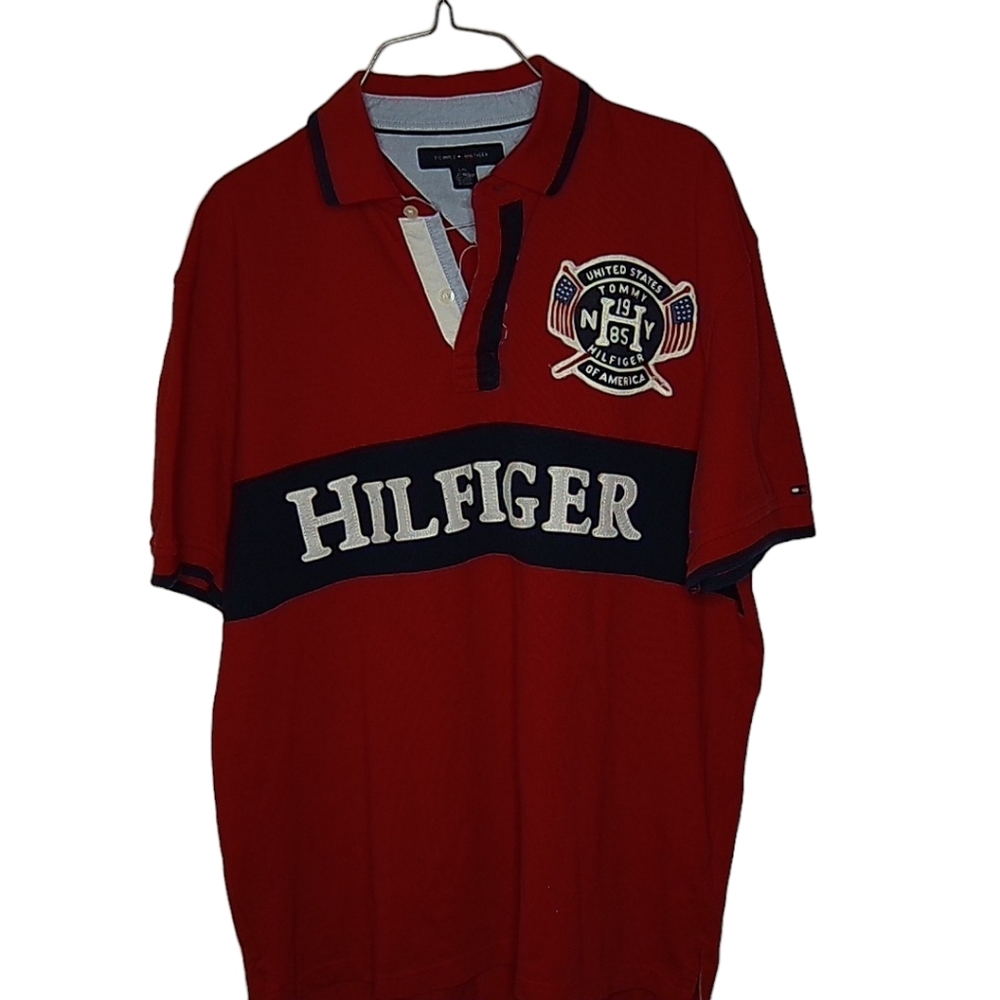 Tommy Hilfiger Polo Red L
